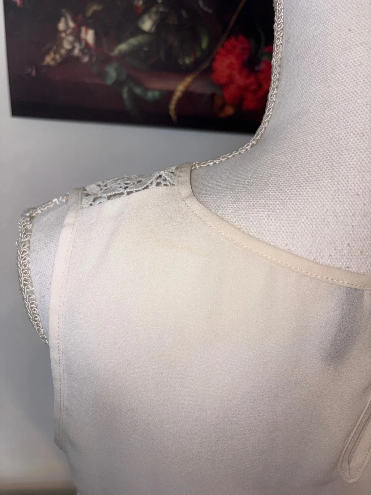 White sleeveless tank top / blouse by Only size 38 / M – photo 4